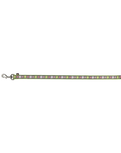 Trixie pavadėlis Modern Art Blooms, XS-S 1.2 m / 15 mm, žalias