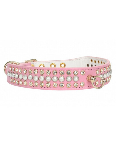 LOLO PETS Obroża L Różowa 25mm X 50cm