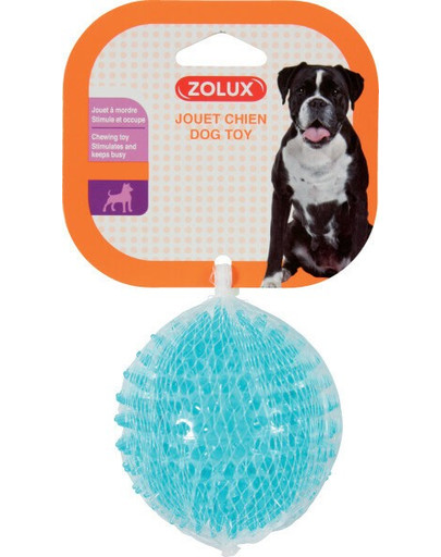Zolux TPR Pop bumbiņa ar adatiņām 8 cm tirkīza krāsā