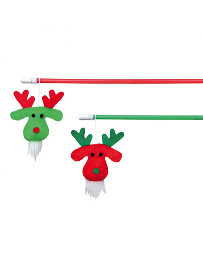 Trixie Ziemassvētku rotaļlieta makšķere ar briedi 40 cm