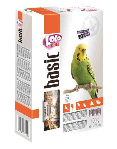Lolo Pets lesalas banguotosioms papūgėlėms 0,5 kg
