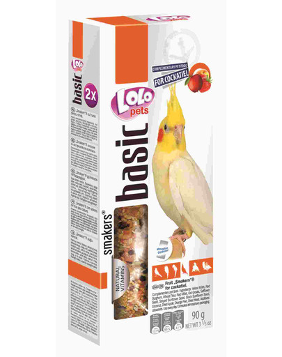 Lolo Pets Smakers su vaisiais nimfoms 90 g