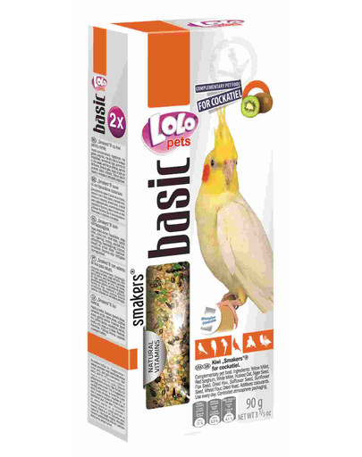 Lolo Pets Smakers su kiviais nimfoms 90 g
