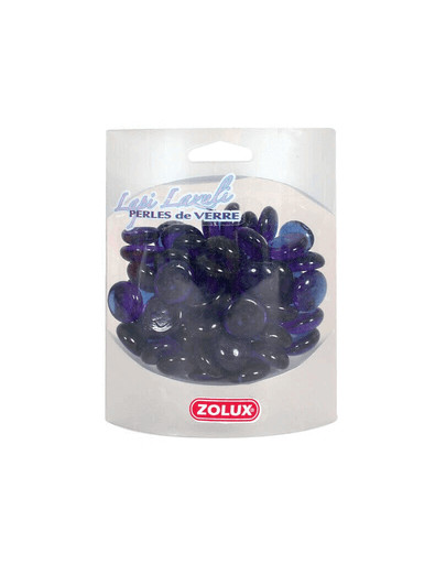 Zolux stiklo akmenukai violetiniai 400 g