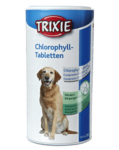 Trixie tabletės Chlorophyll mažinančios šuns kūno kvapą 125 g