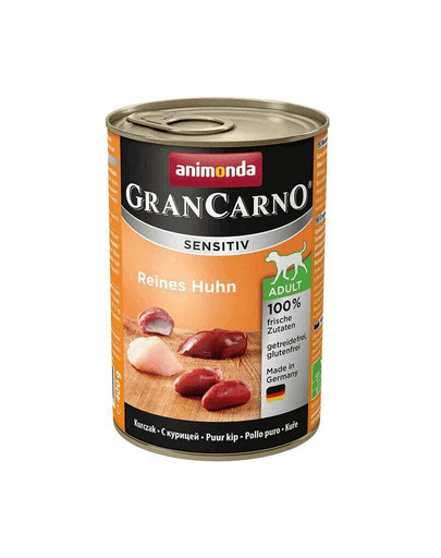 ANIMONDA Grancarno Sensitive konservai su vištiena 400 g
