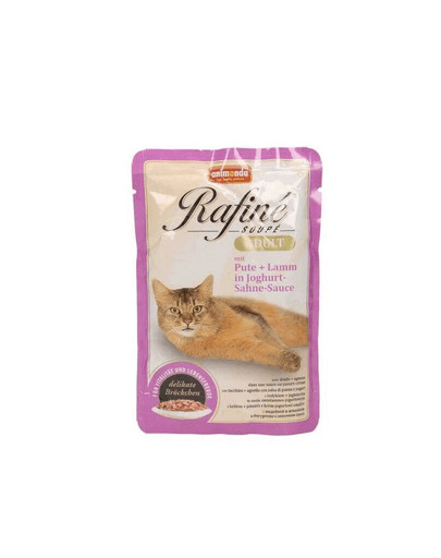 ANIMONDA kapsa Rafine Soupe Krůtí s Jehněčím v omáčce jogurtovo-smetanové 100 g