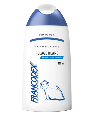 Francodex White Coat šampūns suņiem ar baltu spalvu 250 ml