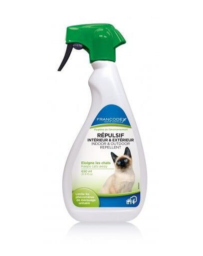 Francodex Indoor & Outdoor Repellent atbaidymo priemonė katėms namuose ir lauke 200 ml