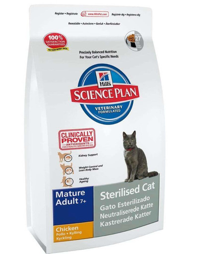 HILL'S Science Plan Feline Mature Adult Sterilised Cat Chicken 300 g