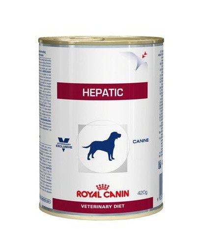 Royal Canin Dog Hepatic Pilnvērtīga konservēta diētiska barība suņu uzturterapijai, aknu funkcijas uzturēšanai 6 x 420 г