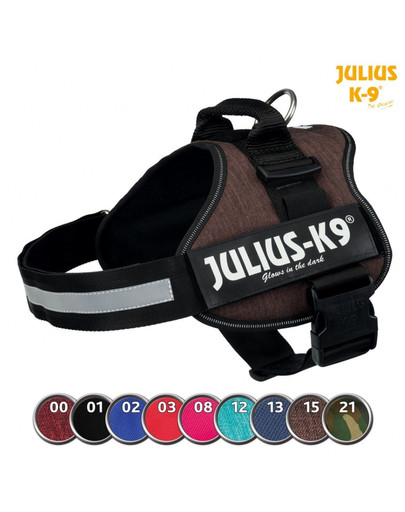 TRIXIE Julius-K9 petnešos šunims Mini-Mini/S, spalva: kavos
