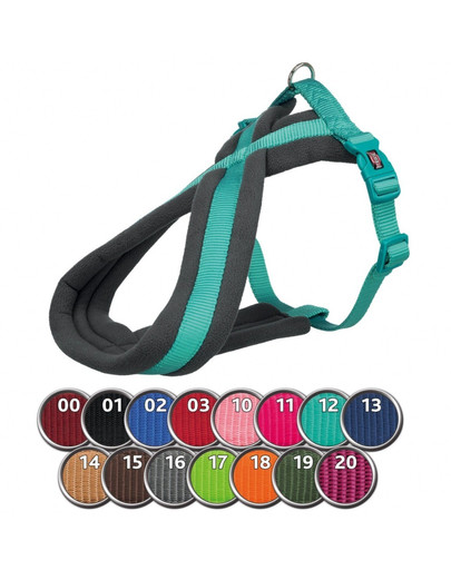 TRIXIE Premium Touring​ petnešos šunims M, spalva: indigo mėlyna