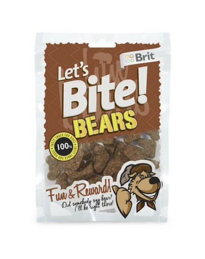 BRIT Care Let's Bite Dog Bears 150g
