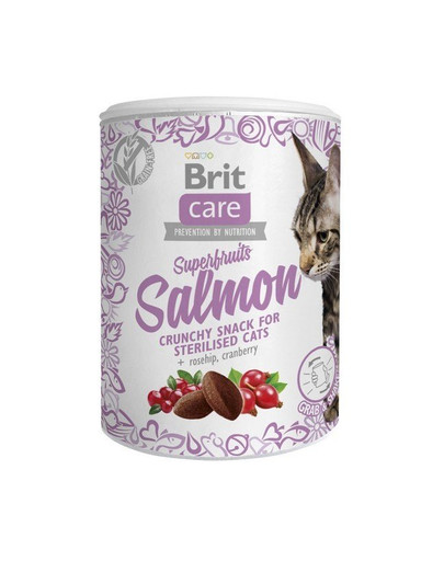 BRIT Care kārumi kaķiem Superfruits Salmon 100g