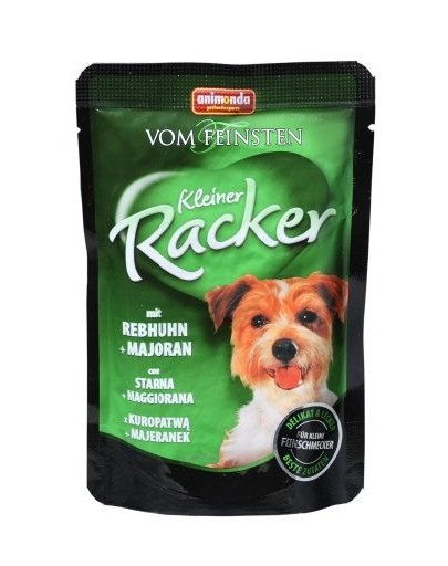 Animonda Vom Feinsten Kleiner Racker konservai su ūgliais ir mairūnais 85 g