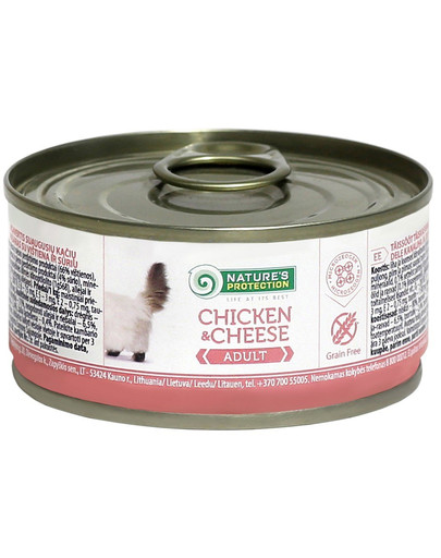 NATURES PROTECTION Adult Chicken & Cheese 100 g