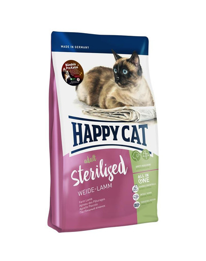 HAPPY CAT Supreme Sterilised ar jēra gaļu 10 kg