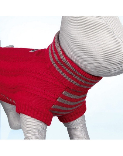 Trixie megztinis Piave, XXS 18 cm, raudonas