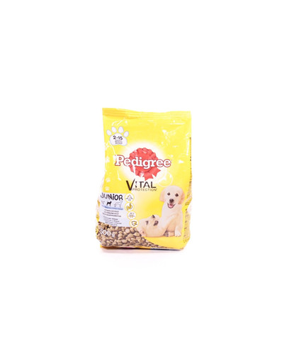 PEDIGREE sausas ėdalas šuniukams vištiena ir ryžiais 16 x 500 g