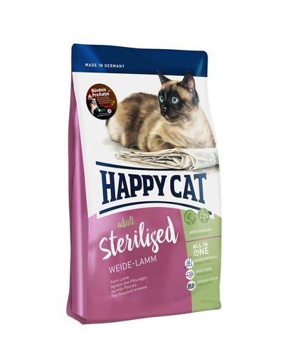 HAPPY CAT Supreme Sterilised ar jēra gaļu 1,4 kg