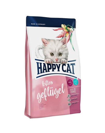 HAPPY CAT Supreme Kitten ar vistas gaļu 1,4 kg