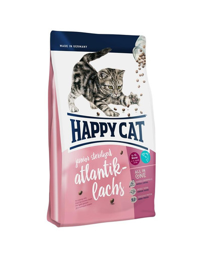 HAPPY CAT Supreme Junior Sterilised ar lasi 1,4 kg