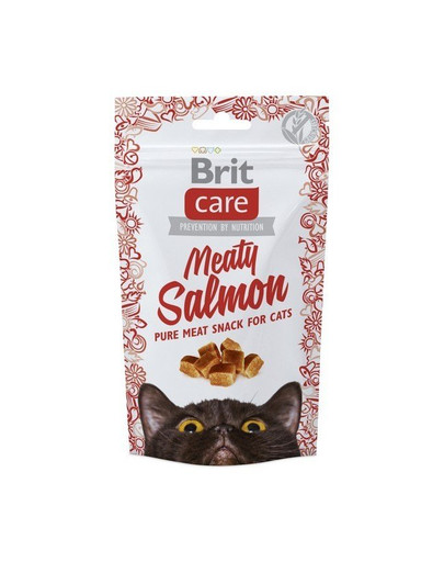 BRIT Care Cat Snack Meaty Salmon 50g