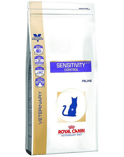 Royal Canin Cat Sensitivity Control ar dermatoloģiskiem un/vai ar kuņģa un zarnu trakta simptomiem 0,4 kg