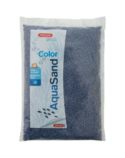 ZOLUX Aquasand Color ultramarino mėlyna 1 kg
