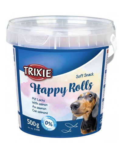 Trixie Happy Rolls mīksti kārumi suņiem 500 g