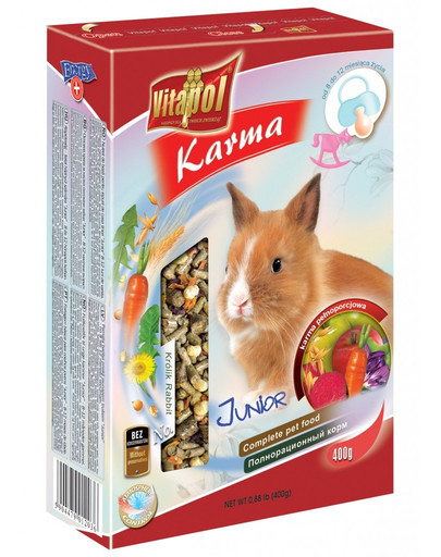VITAPOL JUNIOR - barības maisījums trušiem 300g
