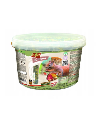 VITAPOL 4 Seasons barība vāverēm 2,1 kg