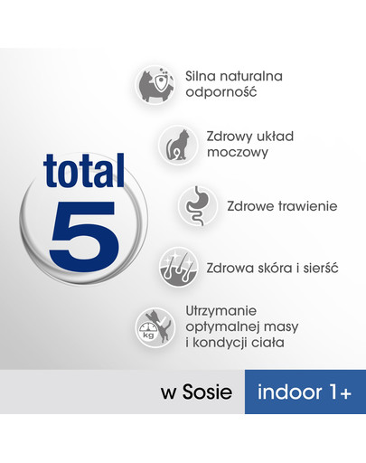 PERFECT FIT Indoor 1+ Šlapio kačių maisto konservai vištiena ir lašiša 4 * 85 g