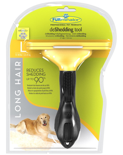 Šukos Furminator Dog deShedding  L ilgaplaukiams šunims 24 YA