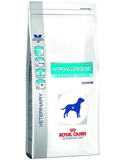 Royal Canin Dog Hypoallergenic Moderate Energy 7 kg