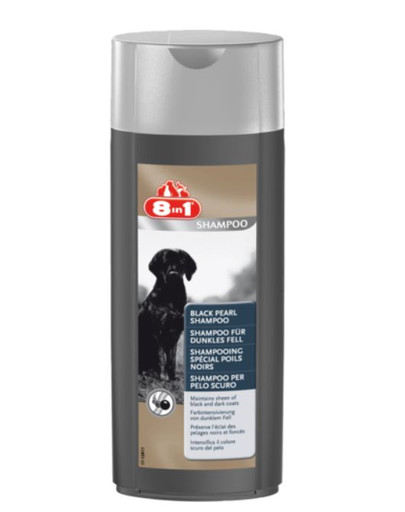 8in1 Black Pearl šampūns suņiem ar tumšu spalvu 250 ml