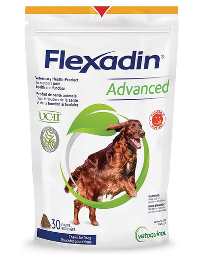 VETOQUINOL Flexadin Advanced 30 gab. locītavu stiprināšanas formula suņiem