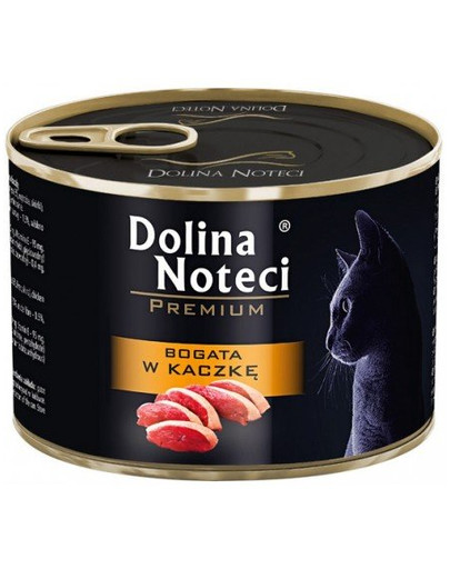 DOLINA NOTECI Premium Rich ar pīli, pieaugušiem kaķiem 185 g
