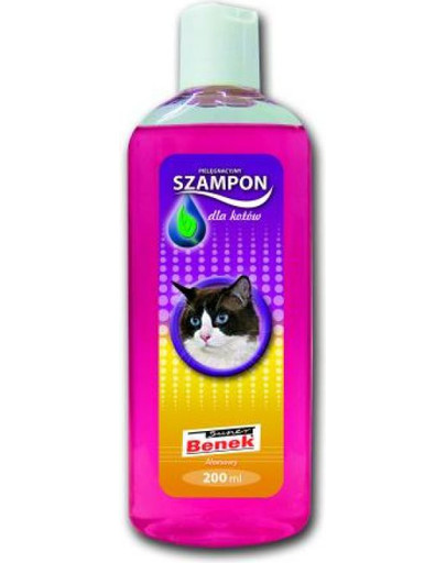BENEK Kopjošs šampūns kaķiem ar alveju 200 ml