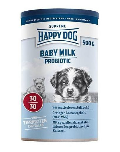 Happy Dog Puppy Milk Probiotic piena aizstājējs kucēniem 500 g