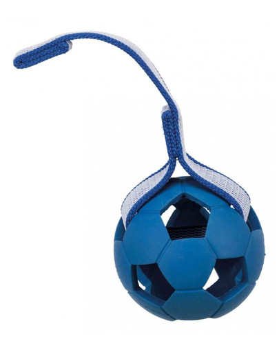 TRIXIE kamuoliukas su virvė  šuniuku Sporting natūralus kaučiukas  11 cm/30 cm