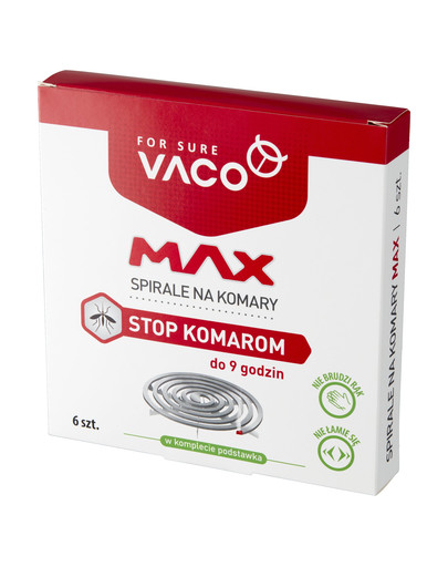 VACO VACO moskītu spirāle MAX, 6 gab.