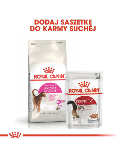 ROYAL CANIN Exigent Aromatic Attraction 33 sausā barība pieaugušiem, izvēlīgiem kaķiem, ar smaržu 4 kg