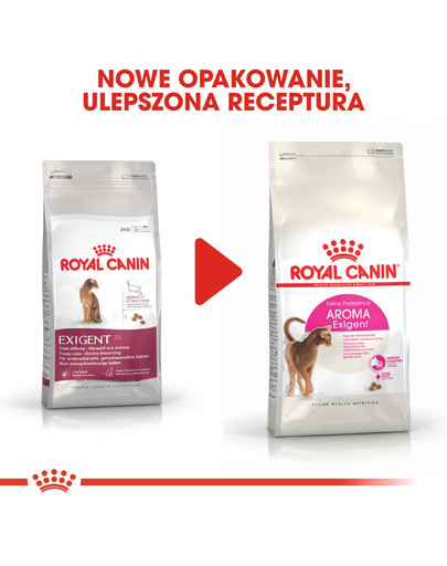 ROYAL CANIN Exigent Aromatic Attraction 33 sausā barība pieaugušiem, izvēlīgiem kaķiem, ar smaržu 4 kg