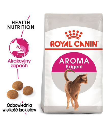 ROYAL CANIN Exigent Aromatic Attraction 33 sausā barība pieaugušiem, izvēlīgiem kaķiem, ar smaržu 4 kg