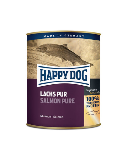 HAPPY DOG Lachs Pur mitrā barība ar tīru lasi 750 g