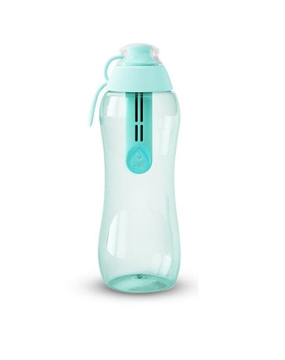 DAFI Pudele ar ūdens filtru 0,3 l piparmētru krāsā, ar filtru