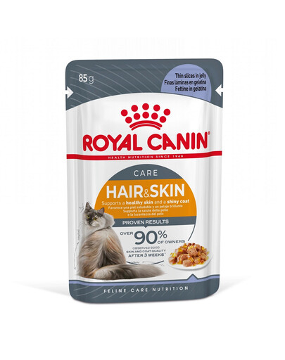 Royal Canin HAIR&SKIN  želejā 12 X 85 g