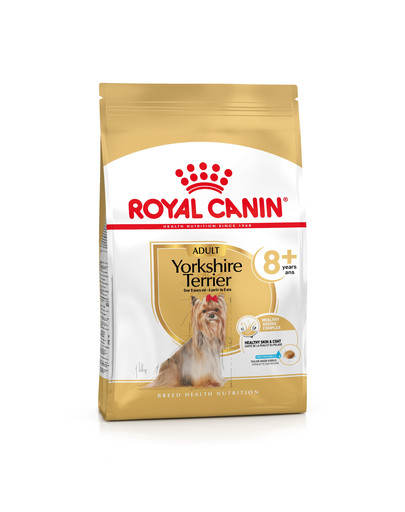 ROYAL CANIN Yorkshire Terrier Adult 8+ 1,5 kg sausā barība pieaugušiem Jorkšīras terjeriem, kas vecāki par 8 gadiem